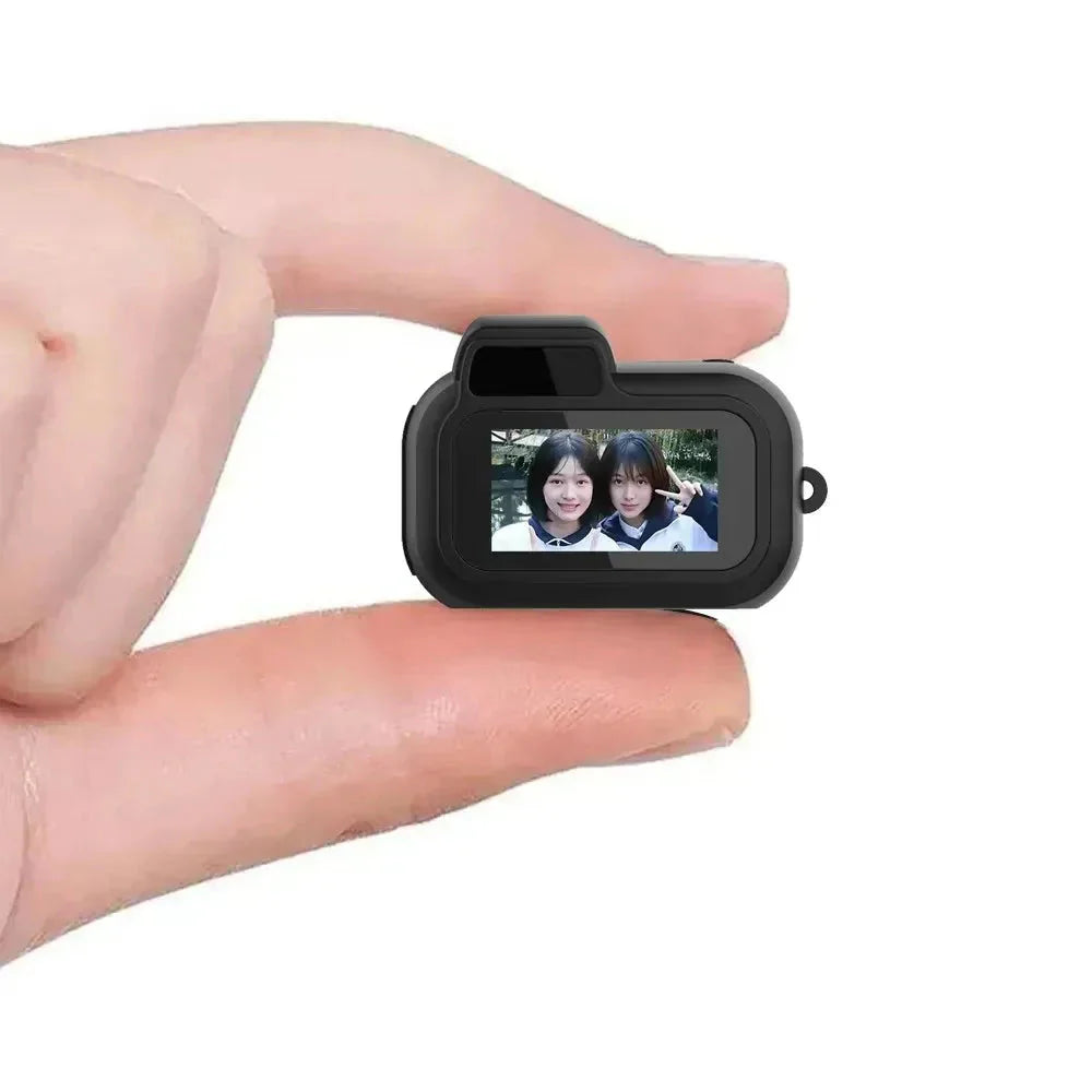 1080P mini pocket camera with display screen – product view 2