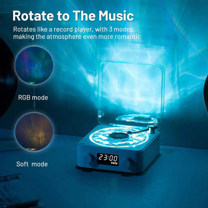 Retro white noise Bluetooth speaker – product view 4