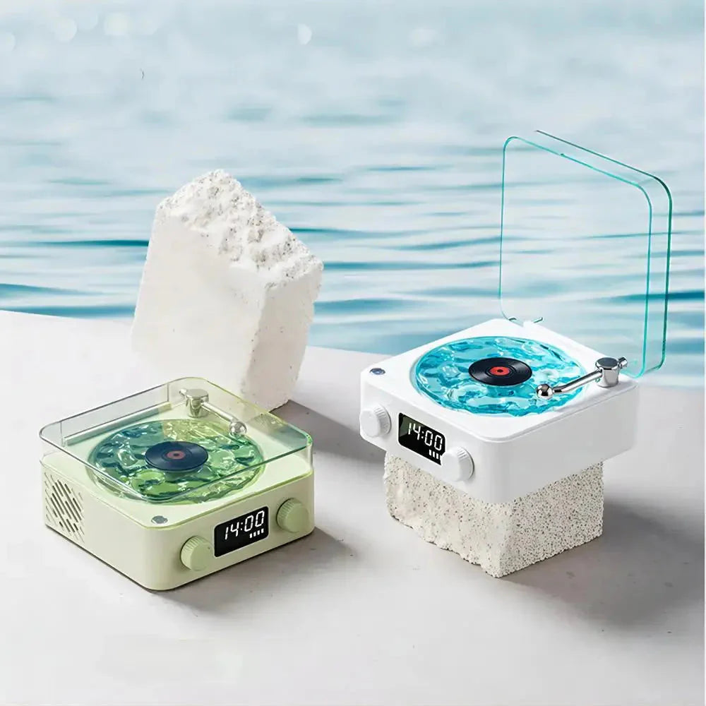 Retro white noise Bluetooth speaker – product view 2