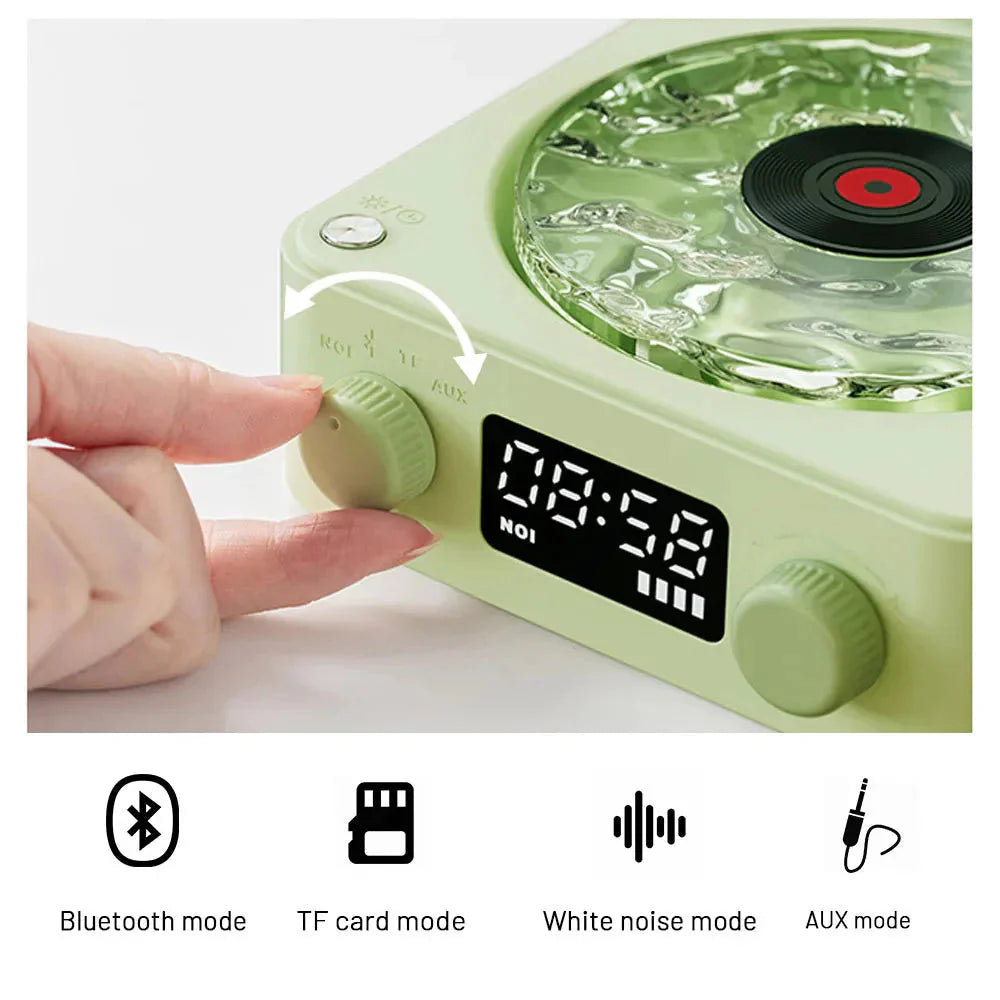Retro white noise Bluetooth speaker – product view 5