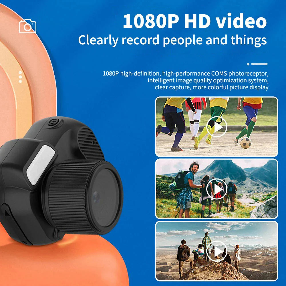 1080P mini pocket camera with display screen – product view 5