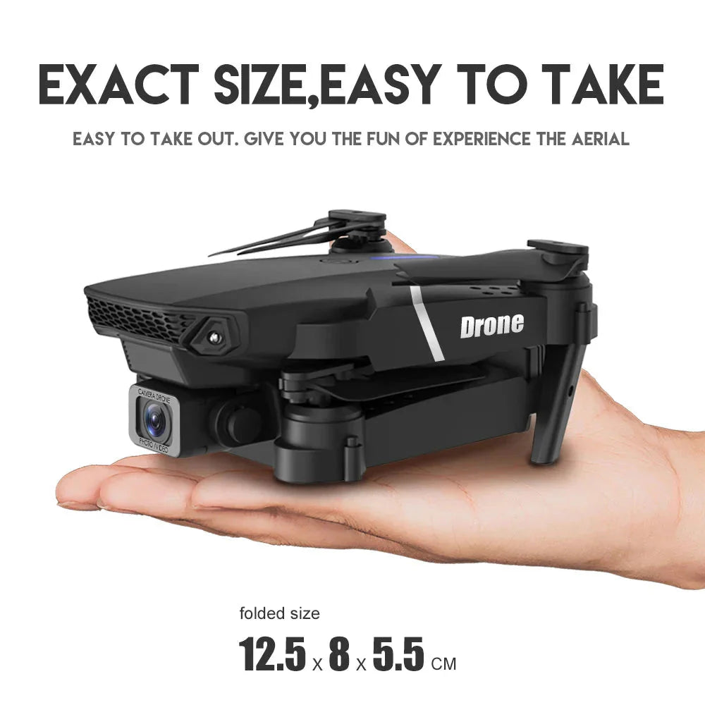 E88 Pro foldable camera drone – product view 5