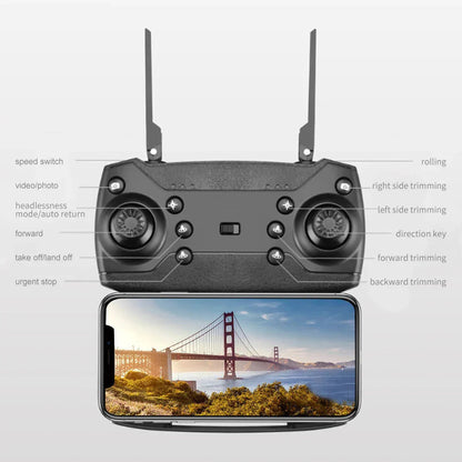 E88 Pro foldable camera drone – product view 7