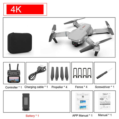 E88 Pro foldable camera drone – product view 8