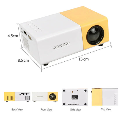 YG300 Pro portable mini projector – product view 4