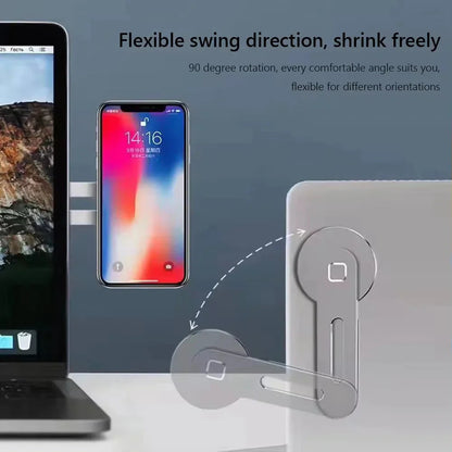 Magnetic metal phone stand for laptop and Tesla – product view 5