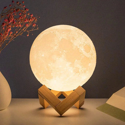 Starry moon lamp 8cm LED night light – product view 2